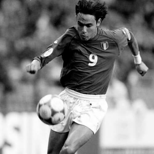 Filippo Inzaghi playing football